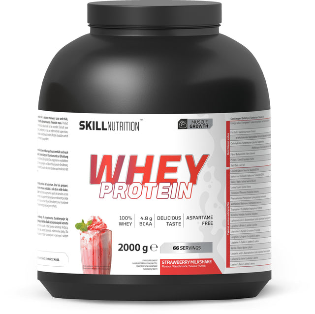 Whey Protein Powder - Strawberry Milkshake - 2000g