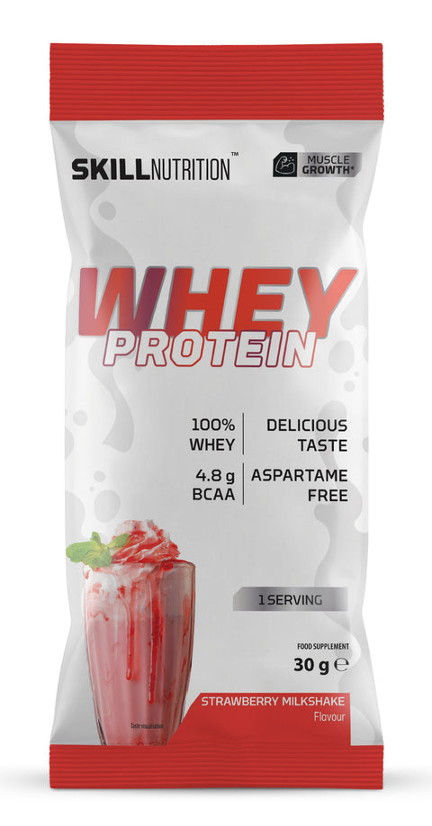 Whey Protein Powder - Strawberry Milkshake - 30g (1 serving)