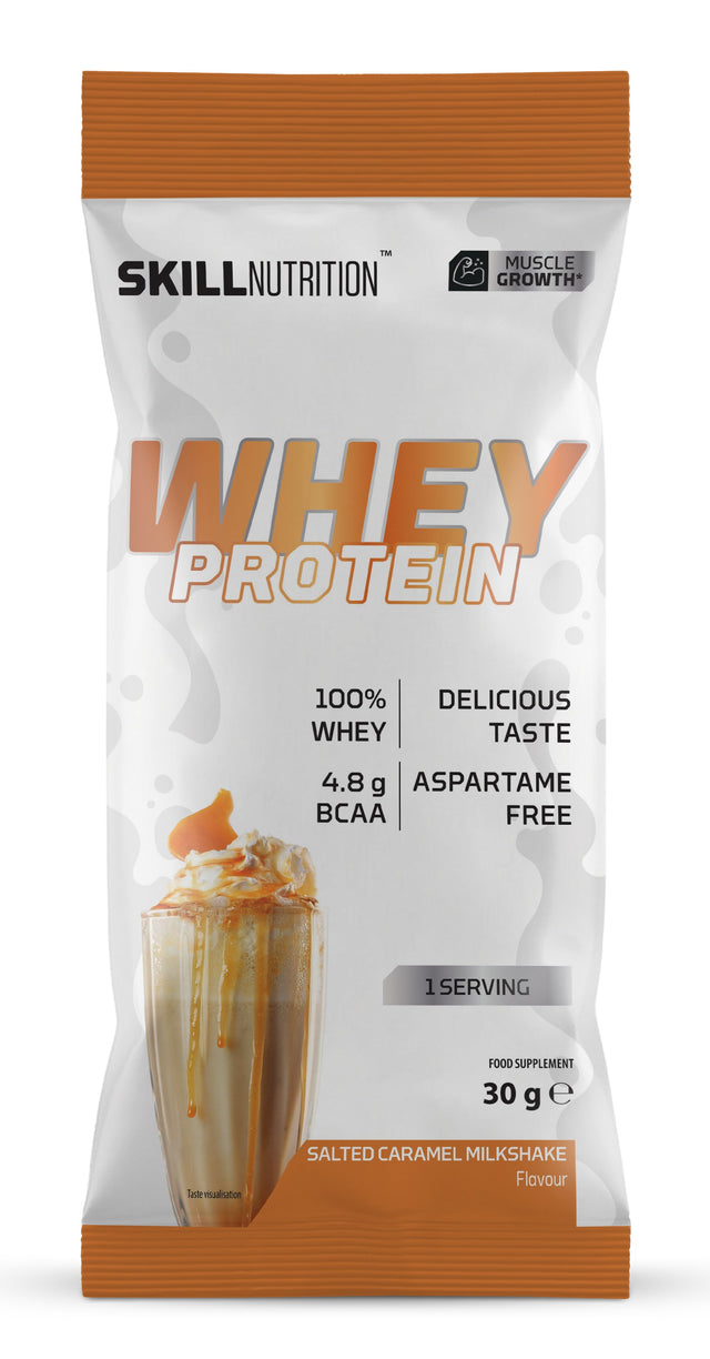 Whey Protein Powder - Salted Caramel Milkshake - 30g (1 serving)