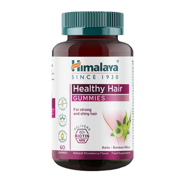 Healthy Hair Gummies - Natural Strawberry - 60 gummies