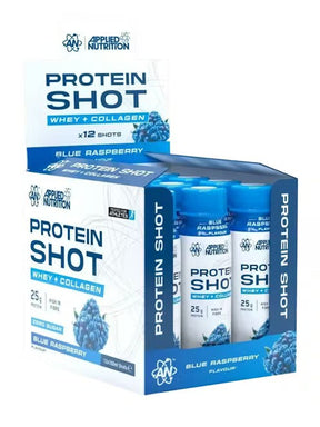 Protein Shot - Blue Raspberry - 12 x 100 ml.