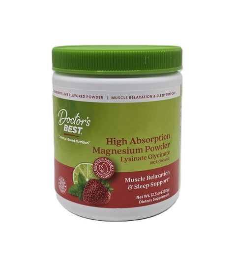 High Absorption Magnesium Powder - Strawberry Lime - 350g