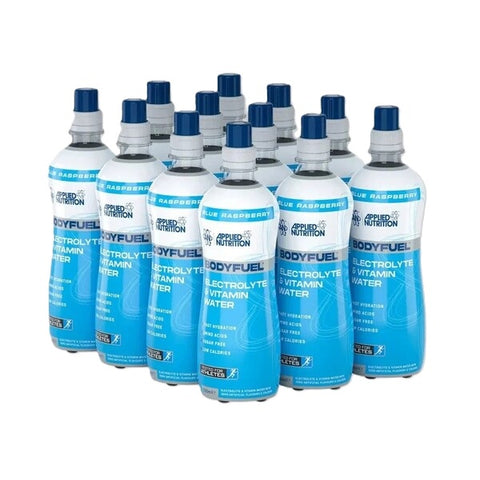 Bodyfuel Electrolyte & Vitamin Water - Blue Raspberry - 12 x 500 ml.