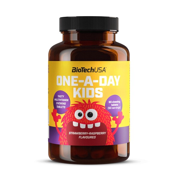 One-A-Day Kids - Strawberry Raspberry - 90 chewing tabs