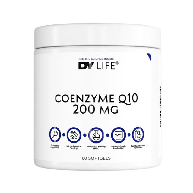 DY LIFE Coenzyme Q10 - 200mg - 60 softgels