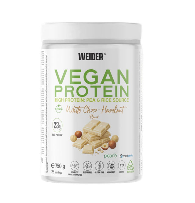 Vegan Protein - White Choco-Hazelnut - 750g