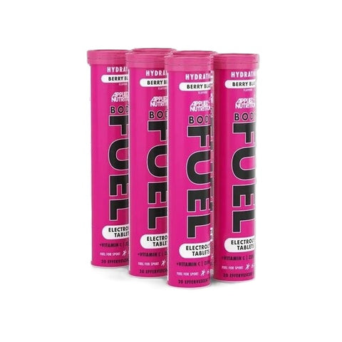 Bodyfuel Hydration Electrolyte Effervescent Tablets - Berry Blast - 6 x 20 tabs