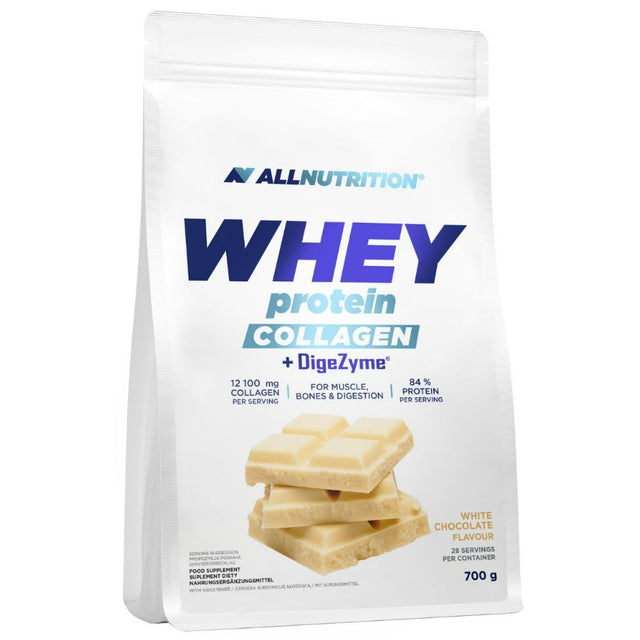 Whey Protein Collagen + DigeZyme - White Chocolate - 700g