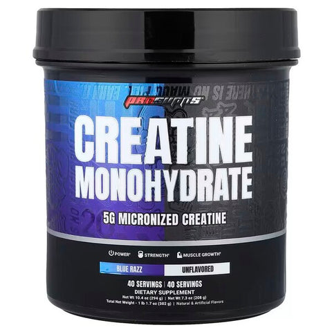 Creatine Monohydrate Dual Tube - Blue Razz & Unflavored - 502g