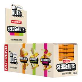 Denuts Seeds & Nuts Bar - Cashew & Almond - 42 x 35g