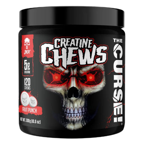 JNX Sports The Curse! Creatine Chews - Fruit Punch - 120 chews