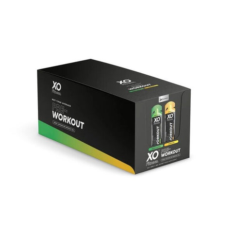 Pre-Workout Gel - Green Apple & Tropical - 24 x 48g