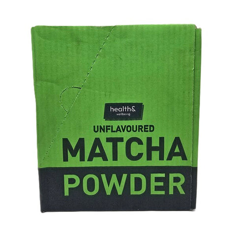 Health&Wellbeing Matcha Powder - Unflavoured - 6 x 75g