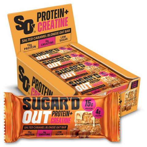 Protein + Creatine Bar - Salted Caramel Blondie - 12 x 68g