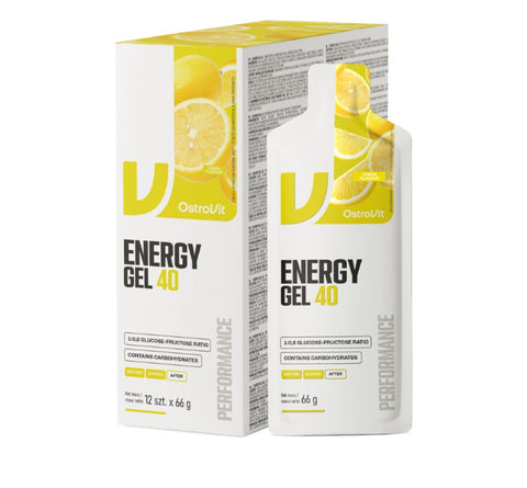 Energy Gel 40 - Lemon - 12 x 66g