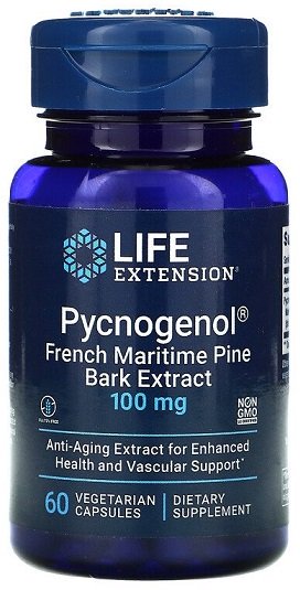 Life Extension Pycnogenol French Maritime Pine Bark Extract - GymStack