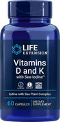 Life Extension Vitamins D and K with Sea-Iodine - GymStack