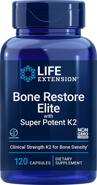 Life Extension Bone Restore Elite with Super Potenet K2 - GymStack