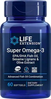 Life Extension Super Omega-3 EPA/DHA with Sesame Lignans & Olive Extract - GymStack