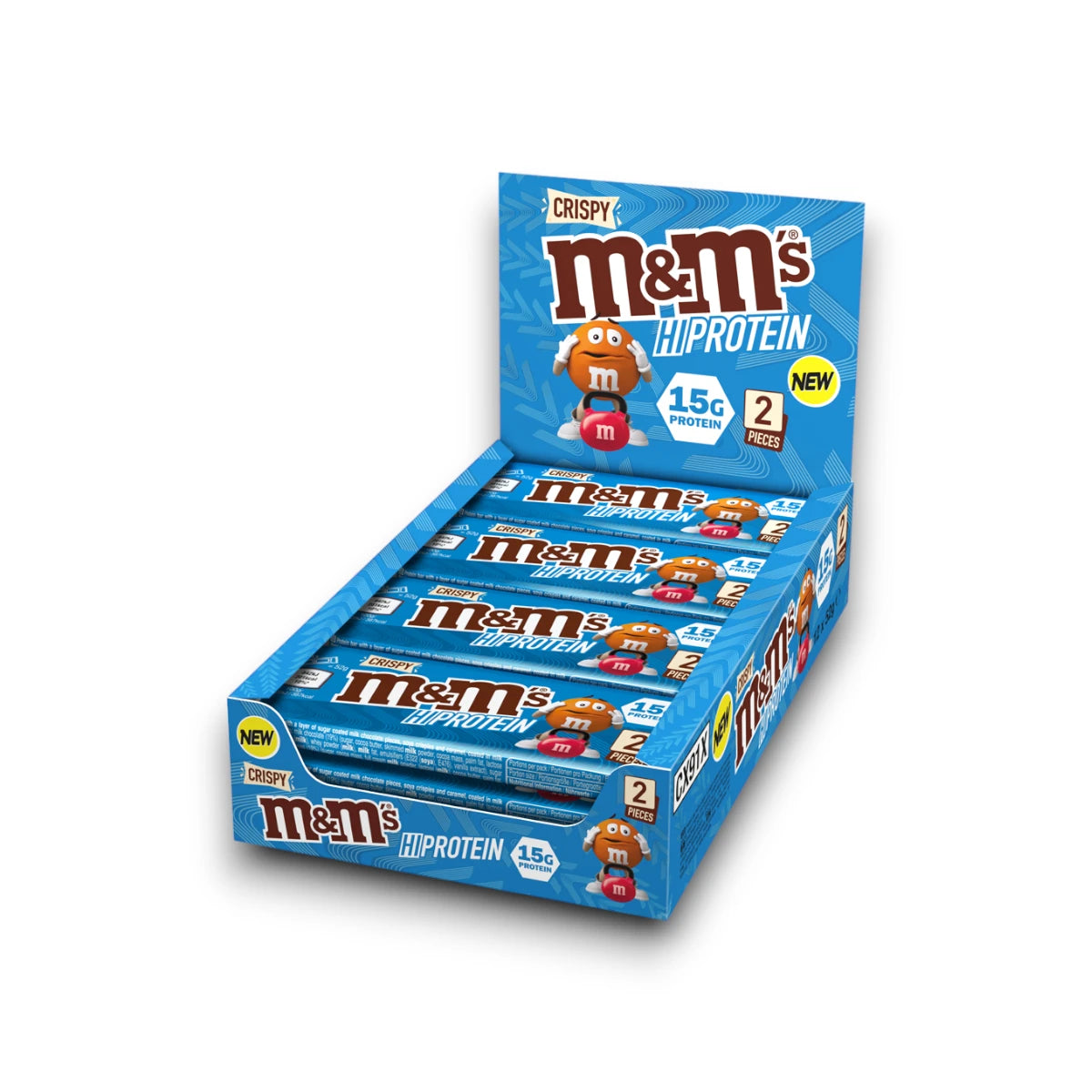 M&M Hi-Protein Bar 12x51g - GymStack