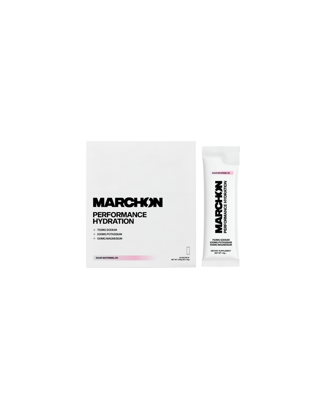 Marchon Supplements Performance Hydration Electrolyte Powder Sachets - Sour Watermelon - 30x10g