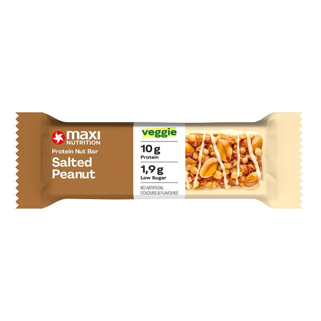 MaxiNutrition Nut Protein Bar 12x46g Salted Peanut - Salted Peanut - 12x46g