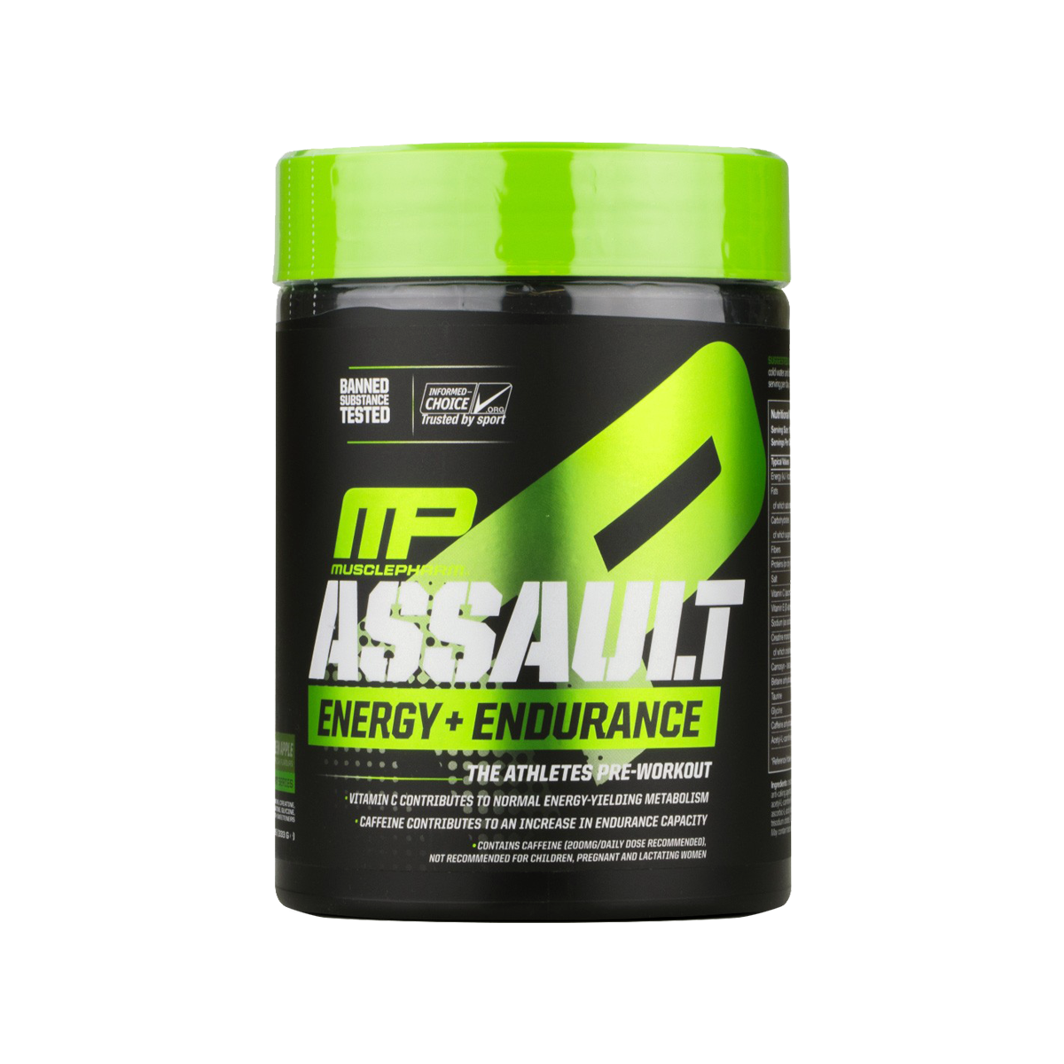 MusclePharm Assault Energy 345g - GymStack