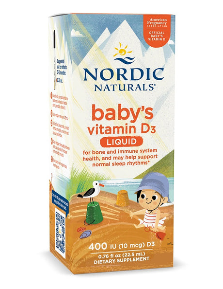 Nordic Naturals Baby's Vitamin D3 - GymStack