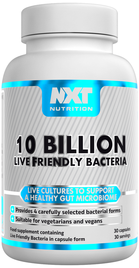 NXT Nutrition 10 Billion Live Friendly Bacteria - 30 Caps