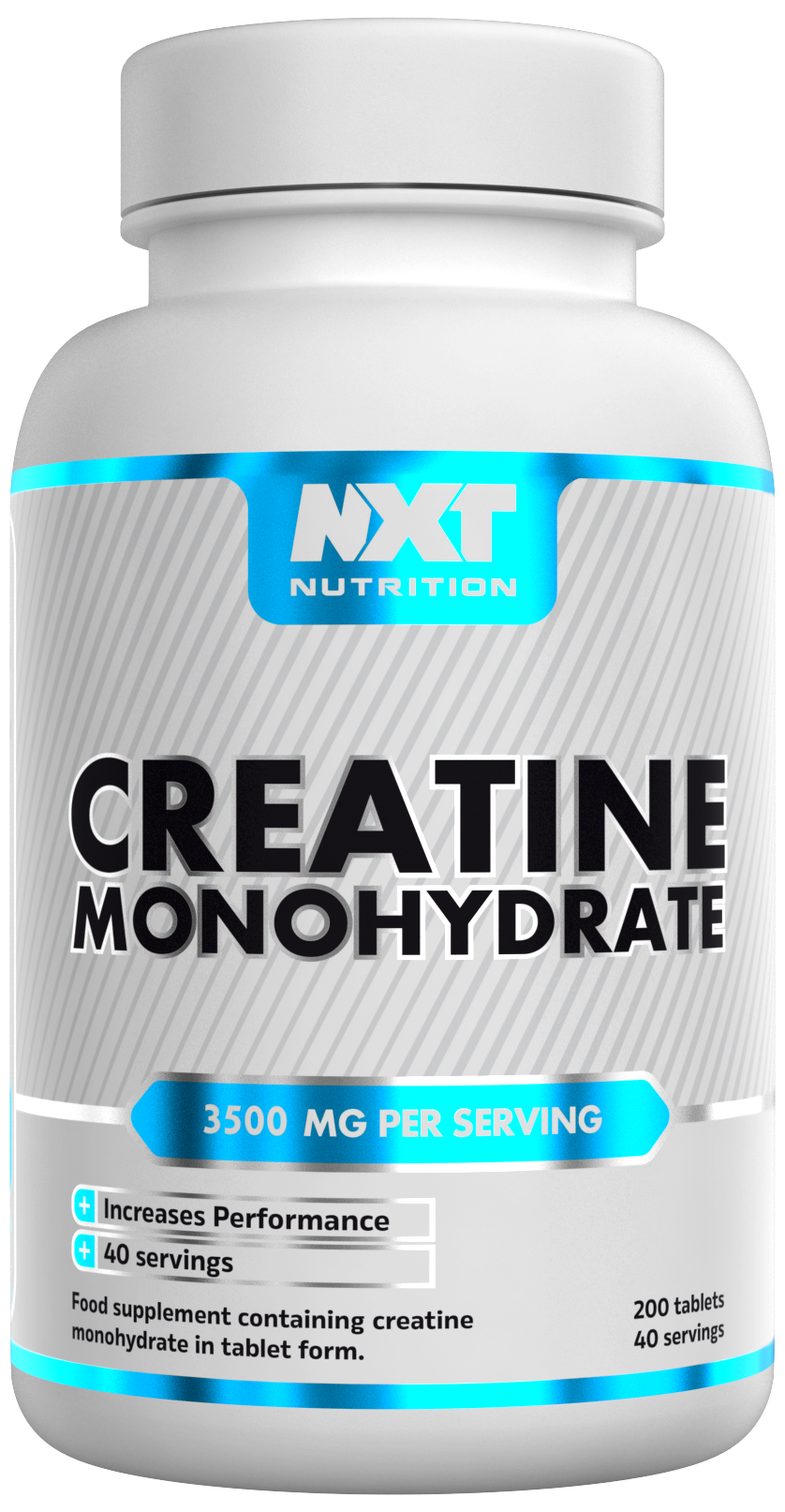 NXT Nutrition Creatine Monohydrate - 200 Tabs