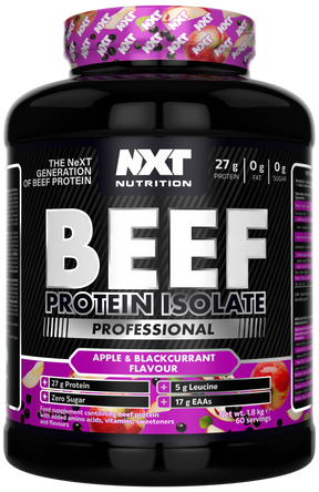 NXT Nutrition Beef Protein Isolate Professional - Apple & Blackcurrant - 1.8kg