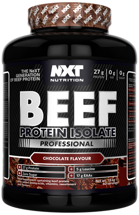 NXT Nutrition Beef Protein Isolate Professional - Chocolate - 1.8kg