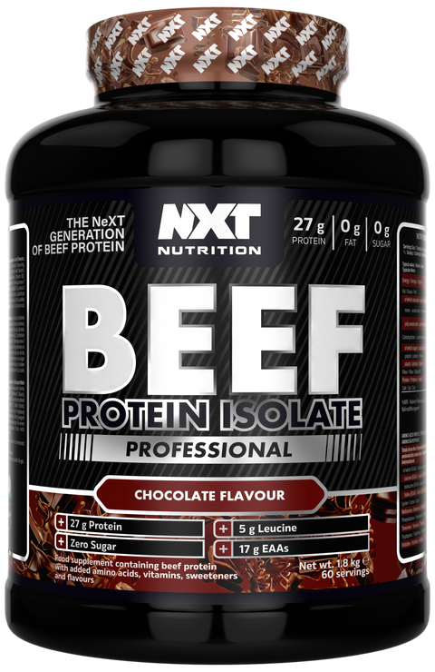 NXT Nutrition Beef Protein Isolate Professional - Chocolate - 1.8kg