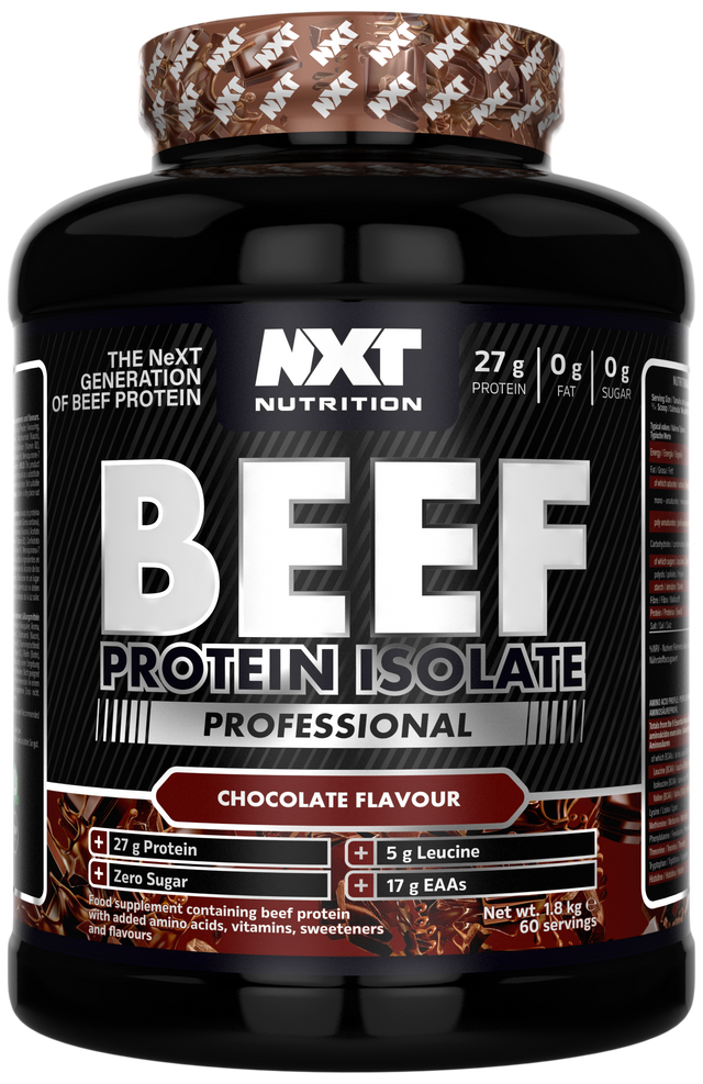 NXT Nutrition Beef Protein Isolate Professional - Chocolate - 1.8kg
