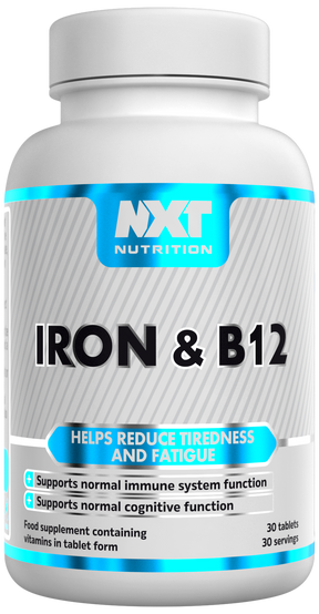 NXT Nutrition Iron & B12 - 30 Tabs