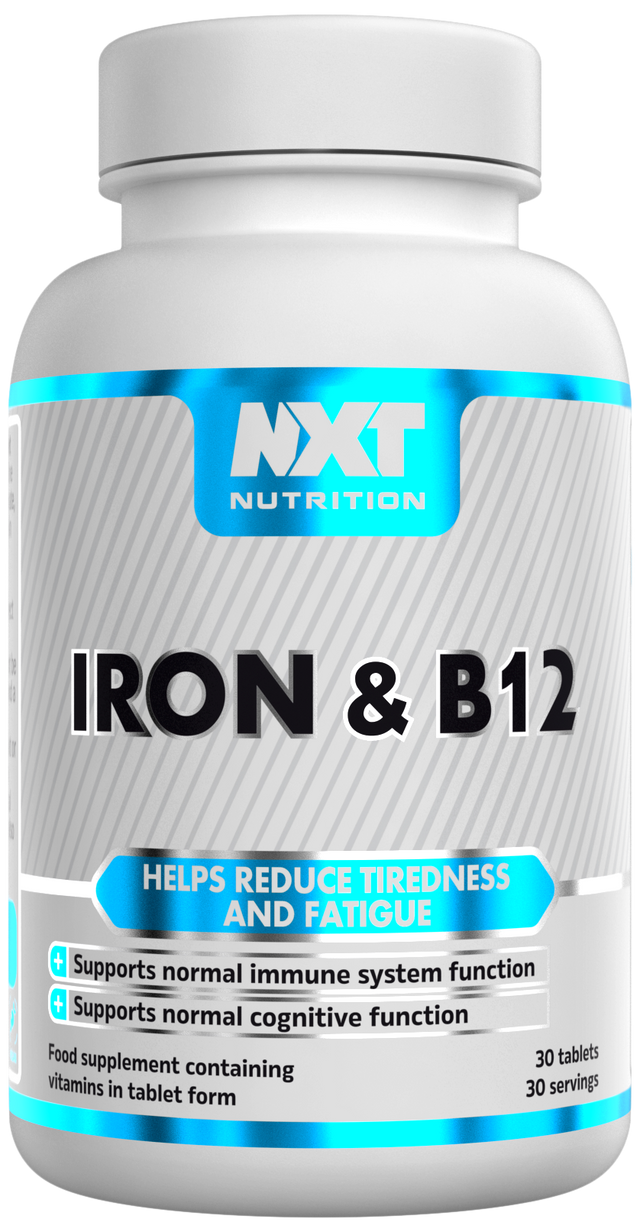 NXT Nutrition Iron & B12 - 30 Tabs