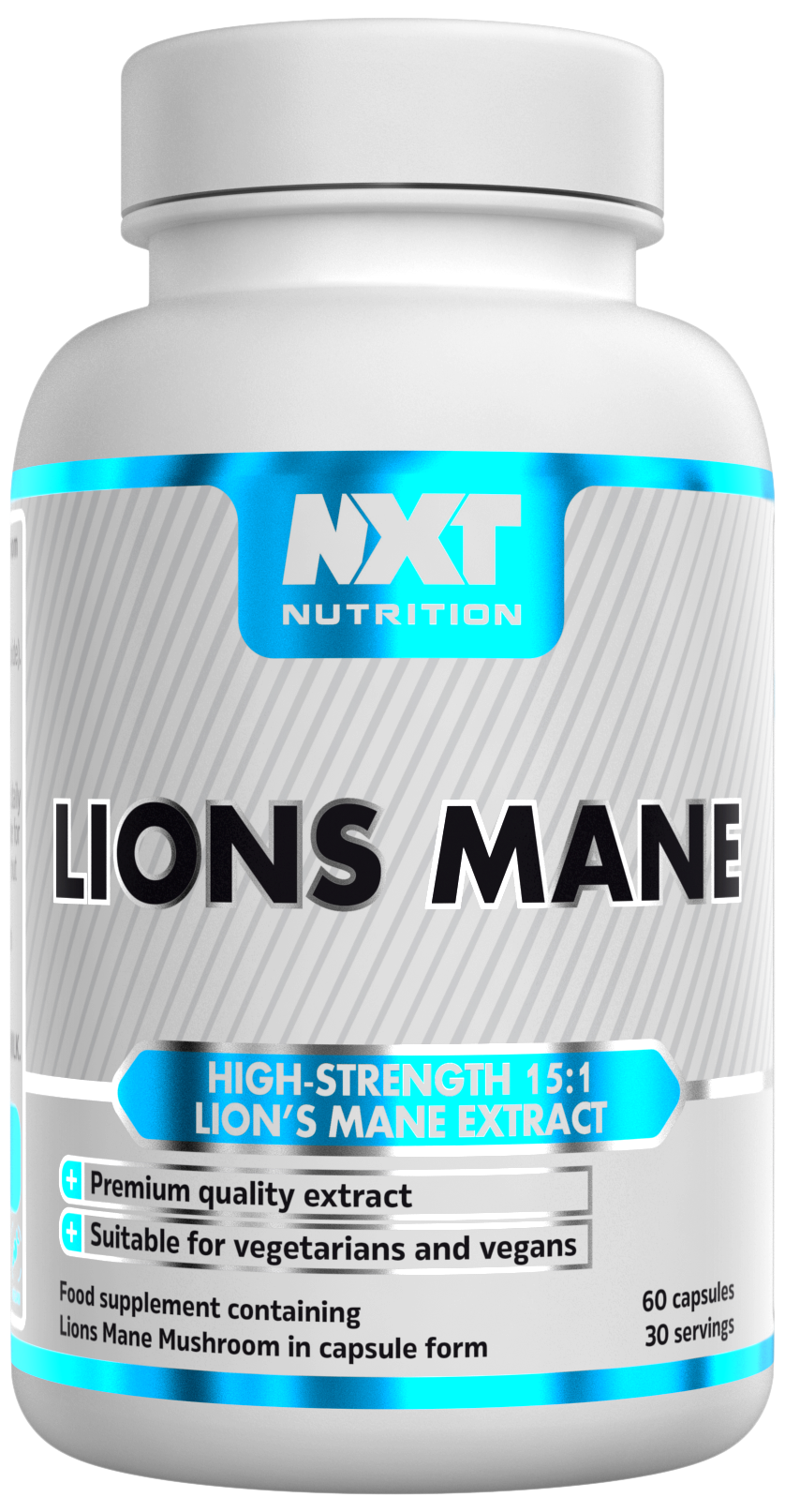 NXT Nutrition Lions Mane - 60 Caps