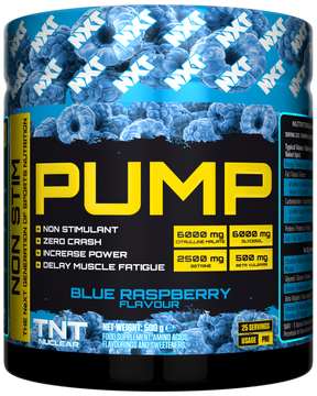 NXT Nutrition TNT Nuclear PUMP (Stim-Free) - Blue Raspberry - 500g