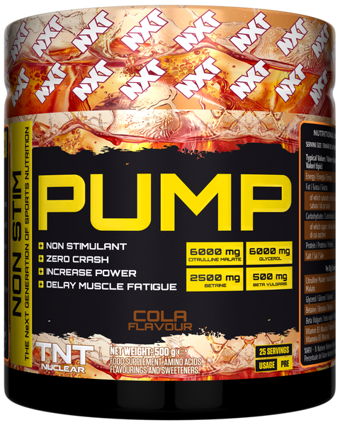 NXT Nutrition TNT Nuclear PUMP (Stim-Free) - Cola - 500g