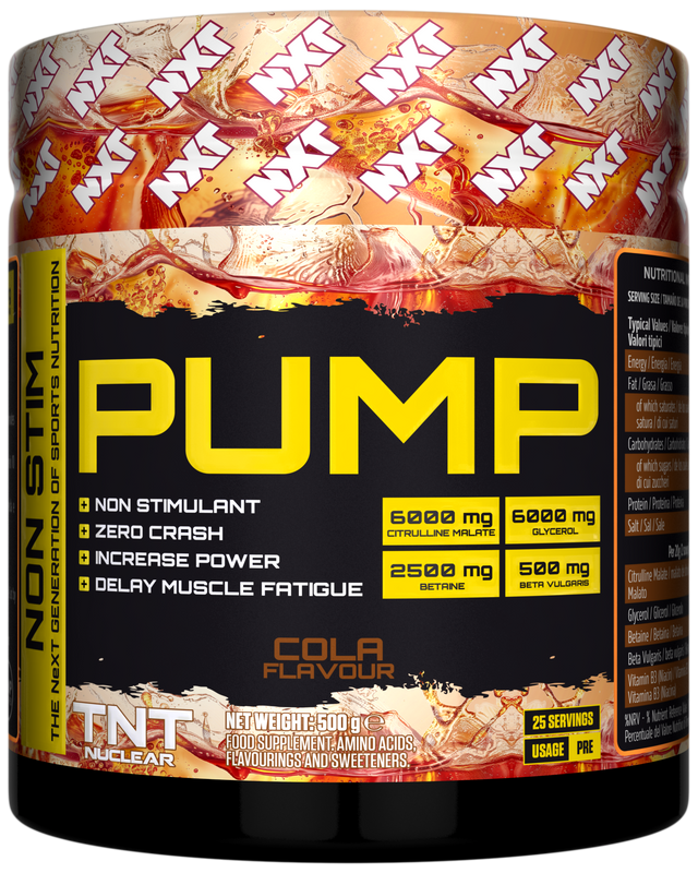 NXT Nutrition TNT Nuclear PUMP (Stim-Free) - Cola - 500g