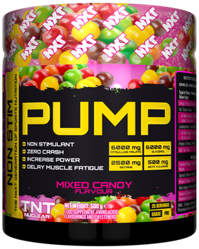 NXT Nutrition TNT Nuclear PUMP (Stim-Free) - Mixed Candy - 500g