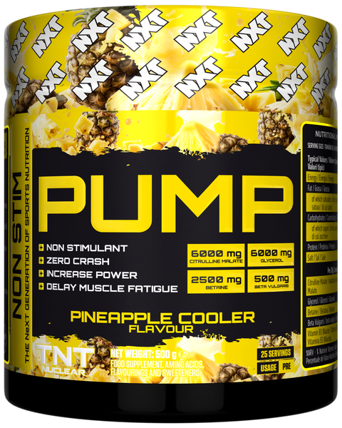 NXT Nutrition TNT Nuclear PUMP (Stim-Free) - Pineapple - 500g
