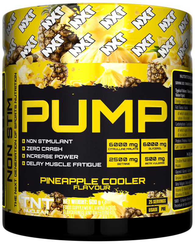 NXT Nutrition TNT Nuclear PUMP (Stim-Free) - Pineapple - 500g
