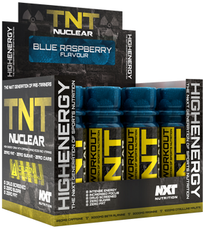NXT Nutrition TNT Nuclear Shots - Blue Raspberry - 12x60ml