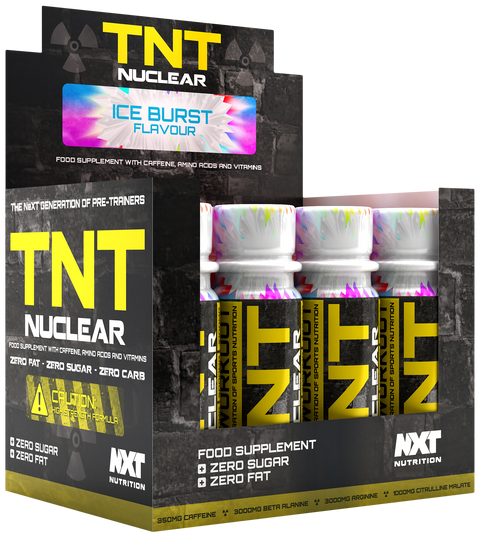 NXT Nutrition TNT Nuclear Shots - Ice Burst - 12x60ml
