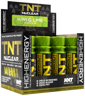 NXT Nutrition TNT Nuclear Shots - Kiwi Lime - 12x60ml