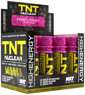 NXT Nutrition TNT Nuclear Shots - Mixed Candy - 12x60ml