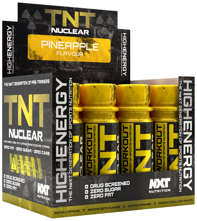 NXT Nutrition TNT Nuclear Shots - Pineapple - 12x60ml