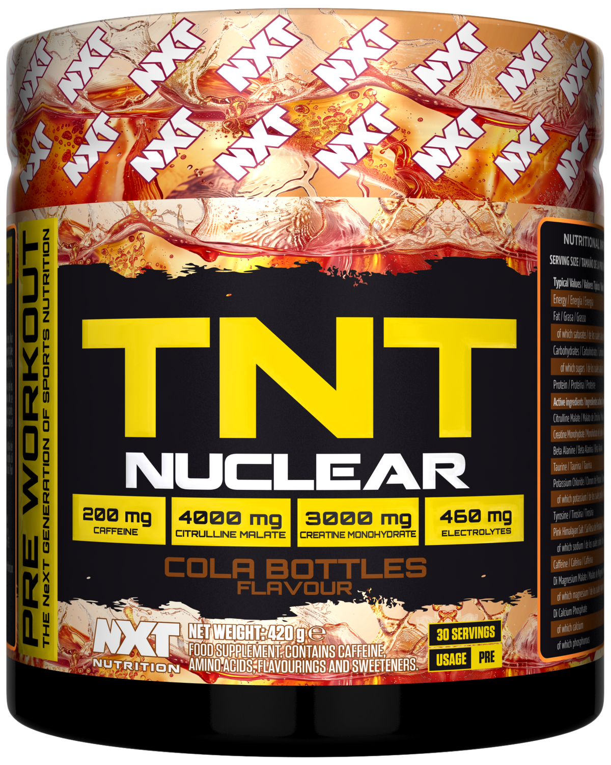 NXT Nutrition TNT Nuclear - Fizzy Cola Bottles - 420g
