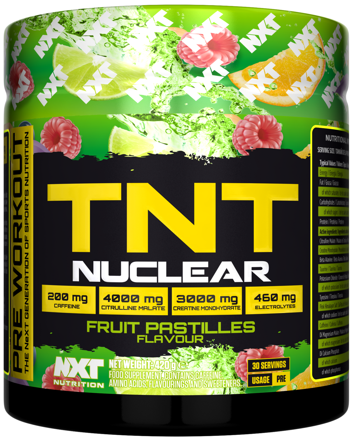 NXT Nutrition TNT Nuclear - Fruit Pastilles - 420g
